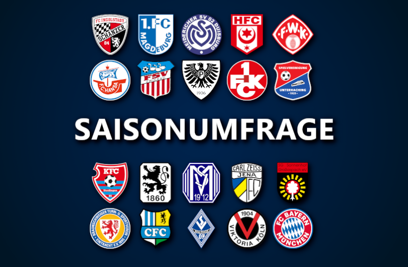 Ergebnisse der Saisonumfrage zur 3. Liga