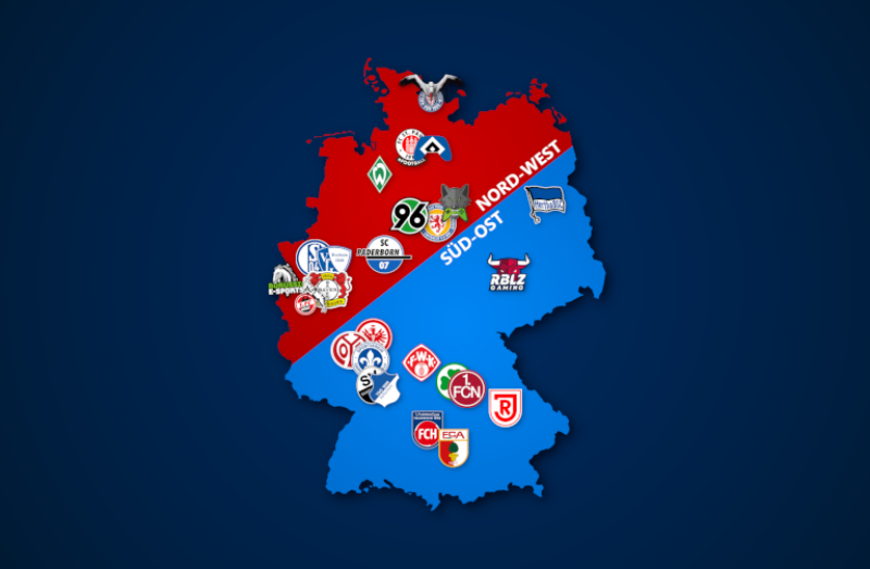 Klubs der Virtual Bundesliga 2020/21