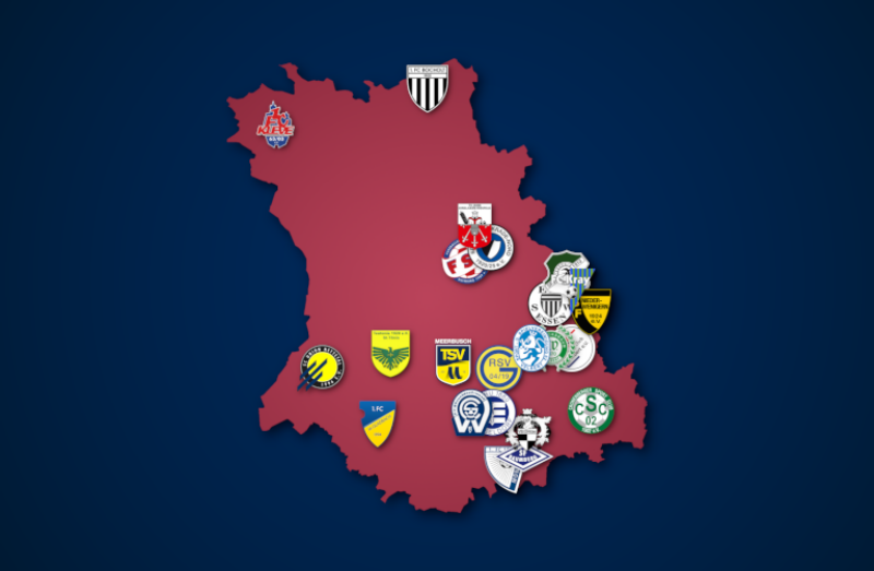 Landkarte: Oberliga Niederrhein 2021/22