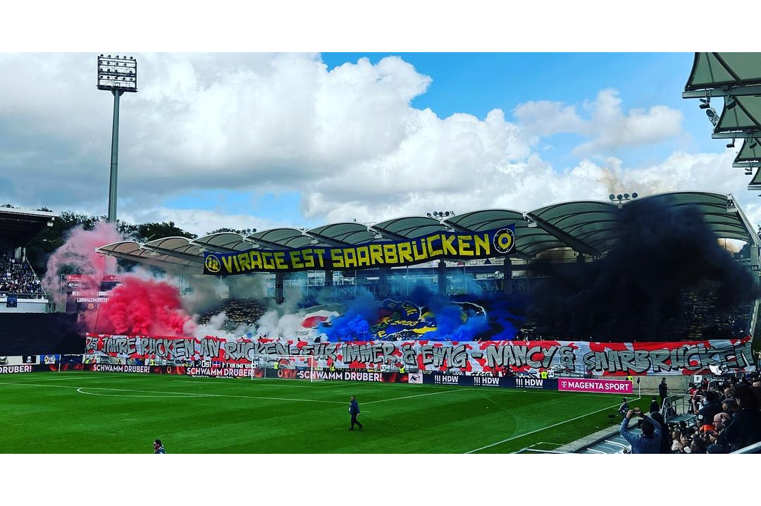 Saarbrücken gegen Mannheim 2/2. Foto: Instagram: @primuspete