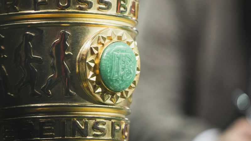 Die DFB-Pokal-Trophäe.