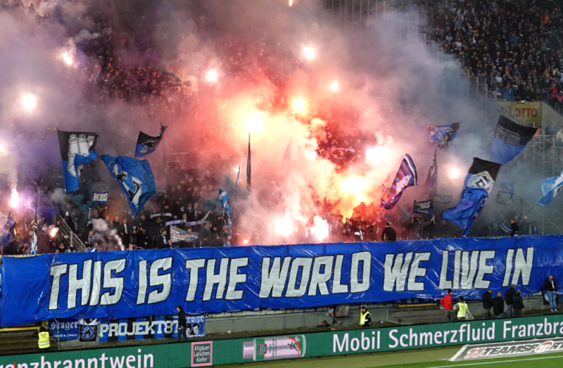 HSV auch in Kaiserslautern mit großer Fan-Unterstützung