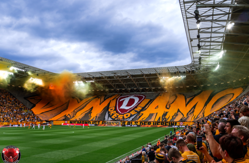 Dynamo Dresden mit großen Kulissen bei großen Duellen