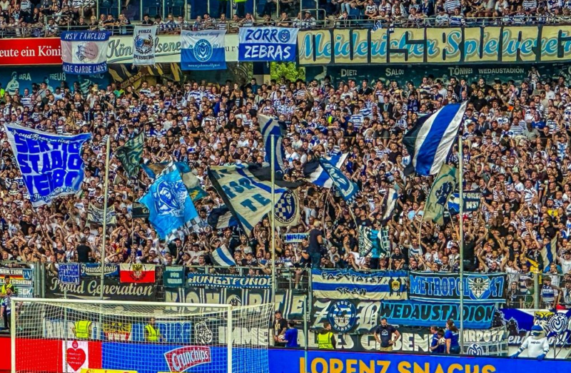 Top 3 in Deutschland: Duisburg mit vielen Fans nach Wuppertal