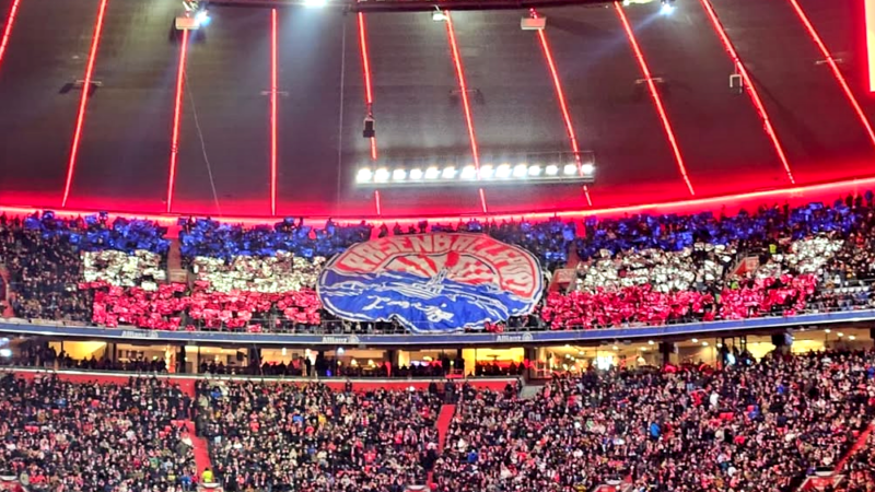 Die Fans von RB Leipzig in München.