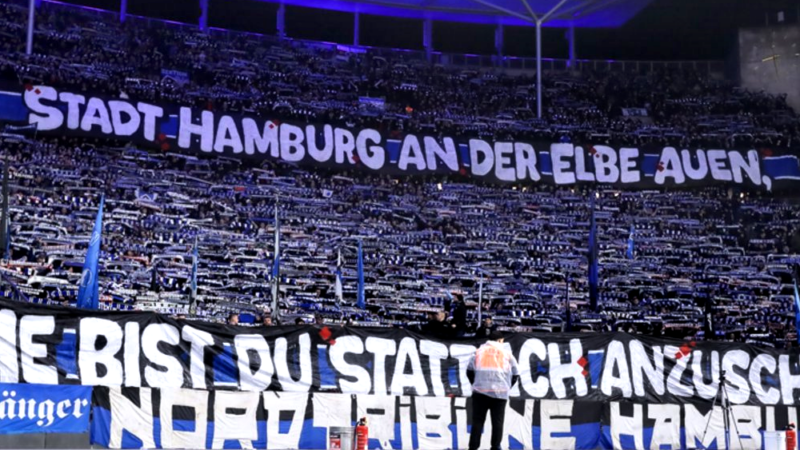 Die HSV-Fans in Berlin.