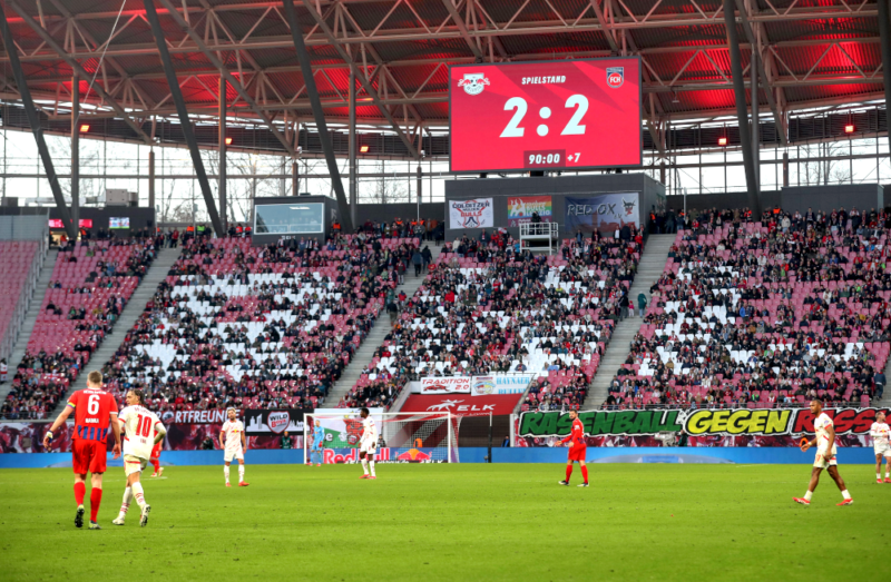 RB Leipzig vor kleinster Zuschauer-Kulisse seit fast drei Jahren